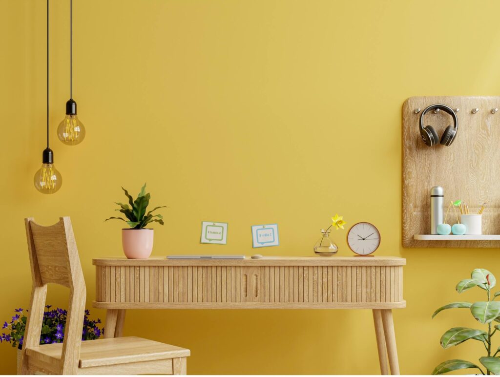cor de parede de escritório