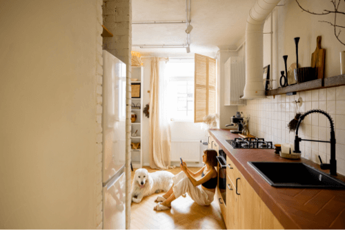 Cozinha moderna apartamento pequeno, a combinação perfeita!