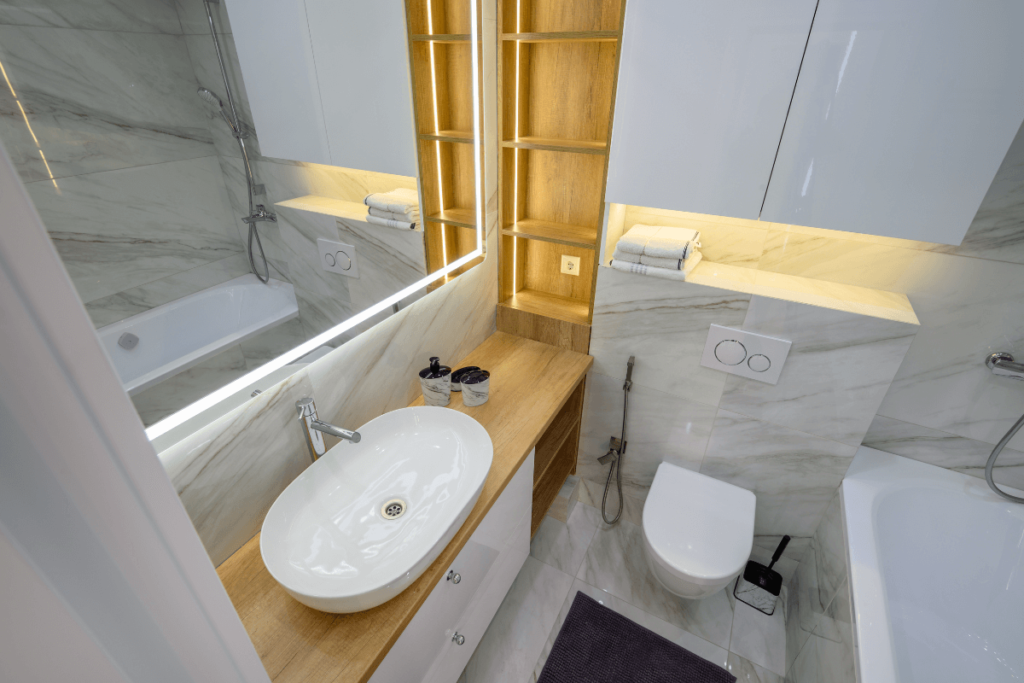 Descubra qual é o material que é usado na parede efeito mármore