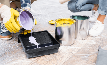 Tinta emborrachada para parede: quando e como usar