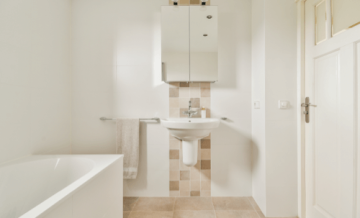 banheiro no porcelanato