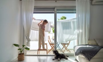 ideias de varal de apartamento