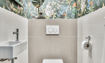 Papel de parede no lavabo funciona?